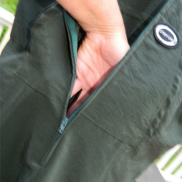 Maxi Forest Green Jumper Dress w/Cool Hand Motif Strap Clips By Cozy Cozy SZ 12 - Picture 7 of 9